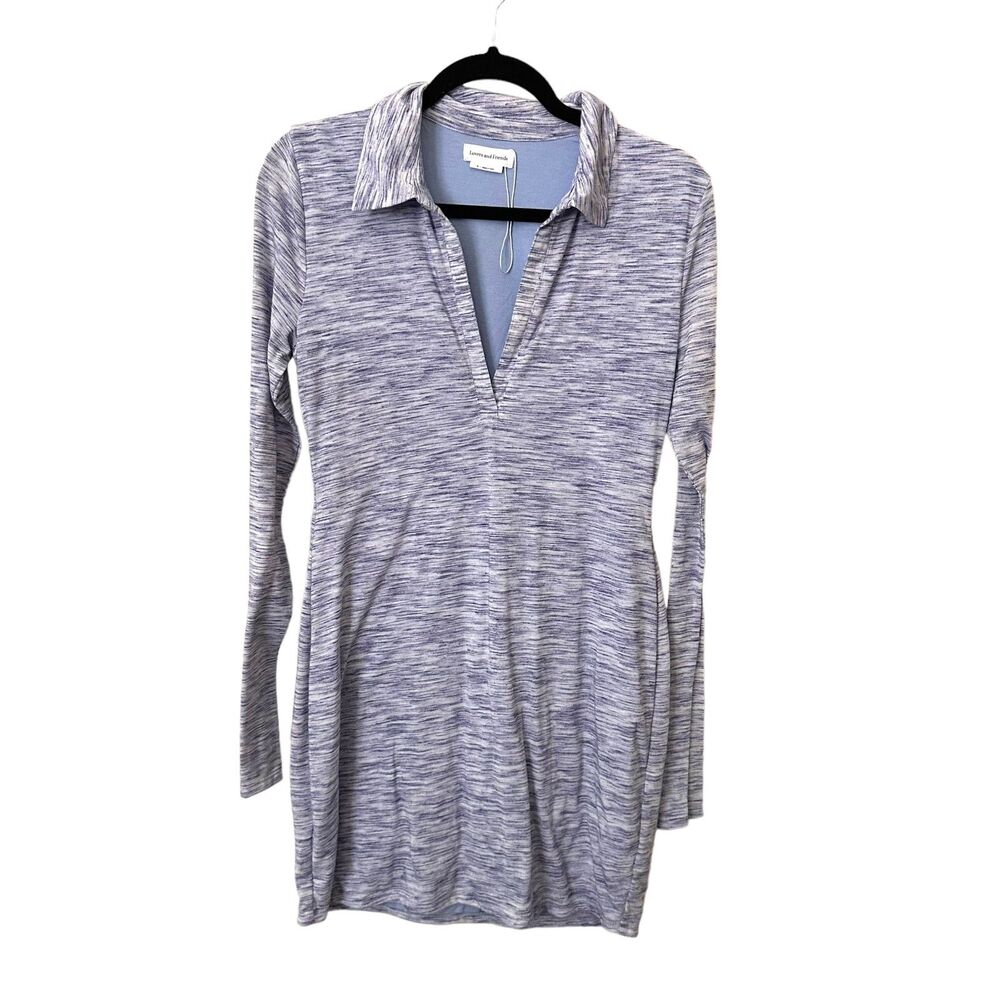 LOVERS AND FRIENDS Heathered Shirt Mini‎ Dress NWOT Sz Medium
